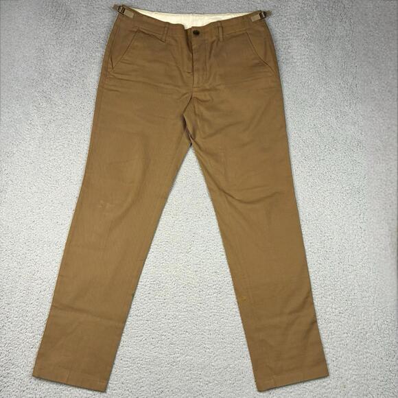 Other - Maison Margiela Tailored Cotton Trousers Men’s 32x30.5 Brown Side Adjuster Italy